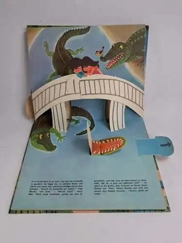 Pop-up Buch: Max und Monika im Zoo, 1970, Wilhelm Fink Verlag, gebraucht, gut