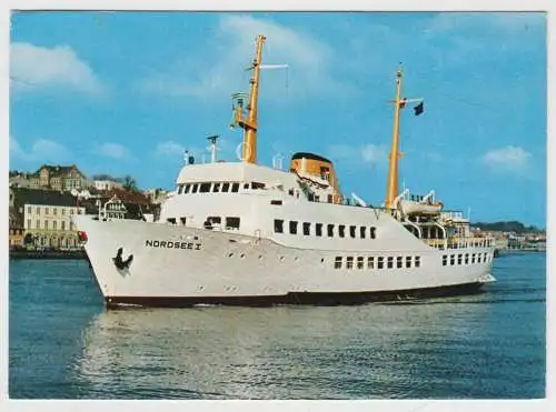 AK M/S Nordsee I, Förde-Reederei, Flensburg, Gerd Remmer, ungelaufen, Fotokarte