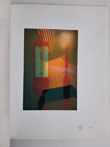 Buch: Ulf Saupe - plusminus + -, 10 farbige Original-Photogramme auf Ilfochrome