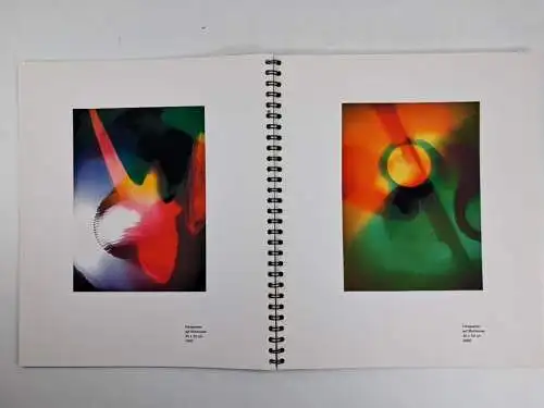 Buch: Ulf Saupe - Elektrizität, Original-Fotogramme auf Ilfochrome, signiert