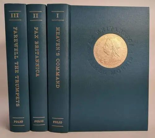 Buch: The Pax Britannica Trilogy, James Morris, 1992, The Folio Society, 3 Bände