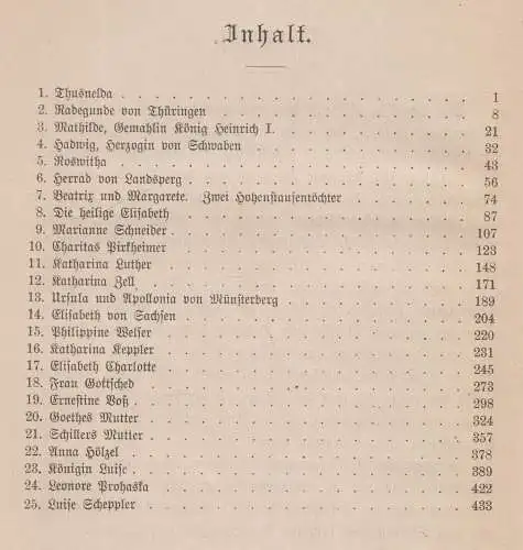 Buch: Deutsche Frauen, Albert Richter, 1896, Friedrich Brandstetter