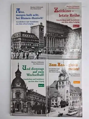 Buch: Geschichten und Anekdoten aus dem alten Leipzig 1-4, Wartberg, 4 Bände