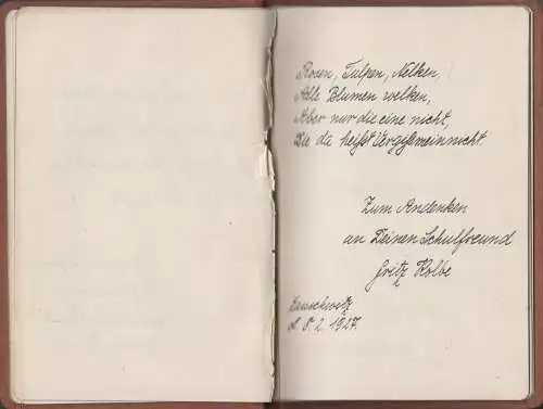 Buch: Poesie. Privates Poesiealbum eines Jungen aus Leipzig 1927-1931