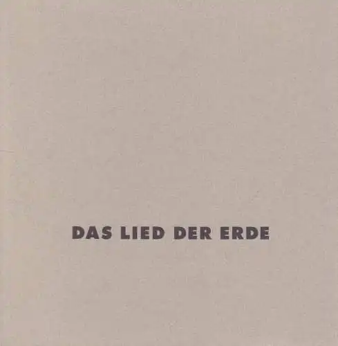 Buch: Das Lied der Erde, Pietsch, Elke / Shavit, R. / Sinai, M. 1995