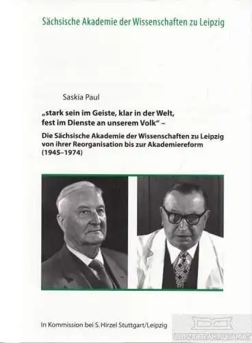 Buch: stark sein im Geiste, klar in der Welt, fest im Dienste an unserem... Paul