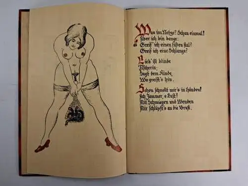 Buch: Erstes Liebeslied eines Mädchens, Georg Zierenberg, 1937, illustriert