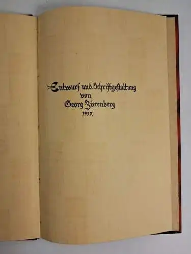 Buch: Erstes Liebeslied eines Mädchens, Georg Zierenberg, 1937, illustriert