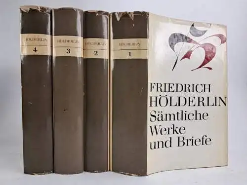 Buch: Sämtliche Werke und Briefe, Hölderlin, Friedrich. 4 Bände, 1970, Aufbau