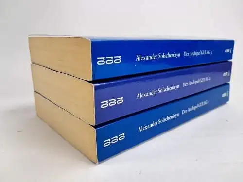 Buch: Der Archipel GULAG 1-3, Solschenizyn, Alexander. 3 Bände, Rowohlt, rororo