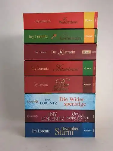 11 Bücher Iny Lorentz: Feuerbraut, Perlenprinzessin, Widerspenstige, Stern ...