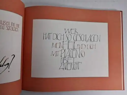 Buch: Johann Sebastian Bach Matthäus-Passion Kalligraphien von Almut Jungnickel