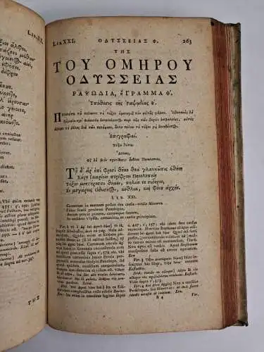 Buch: Homeru Hapanta h. e. Homeri opera omnia, 3, Homerus, 1760, G. Th. Georgi