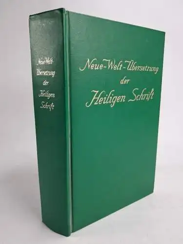 Buch: Neue-Welt-Übersetzung der Heiligen Schrift. 1971, ohne Angabe Verlag