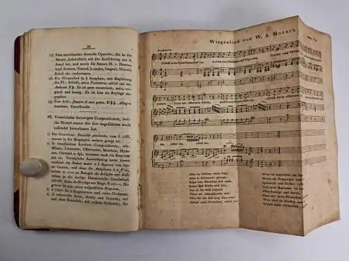 Buch: Anhang zu Wolfgang Amadeus Mozart's Biographie, Nissen, Georg N., 1828