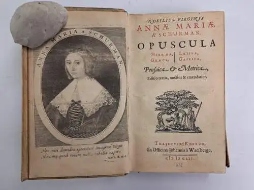 Buch: Nobiliss. Virginis Annae Mariae a Schurman, 1652, Johannis a Waesberge