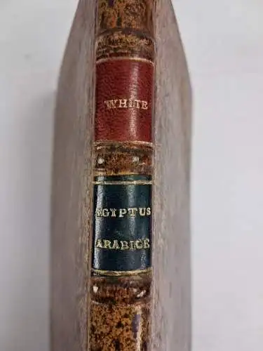 Buch: Abdollatiphi Compendium Memorabilium Aegypti Arabice, White, 1789, Cotta