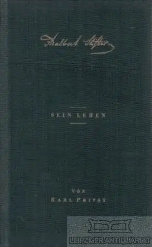 Buch: Adalbert Stifter, Privat, Karl. 1946, Verlag des Druckhauses Tempelhof