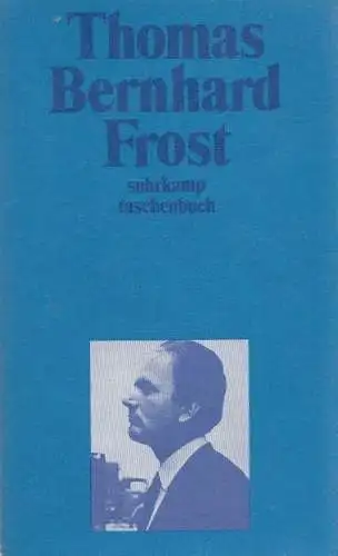 Buch: Frost, Bernhard, Thomas. St, 1972, Suhrkamp Verlag, gebraucht, gut