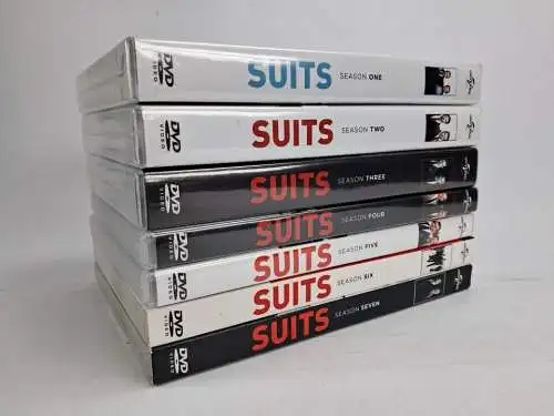 DVD: Suits. Staffel 1-7, Meghan Markle, Patrick J. Adams, Gabriel Macht, 7 Boxen