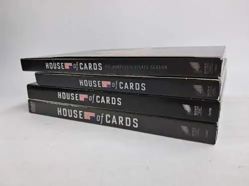 DVD: House of Cards. Staffel 1-4, Kevin Spacey, Robin Wright, Serie, 4 Boxen