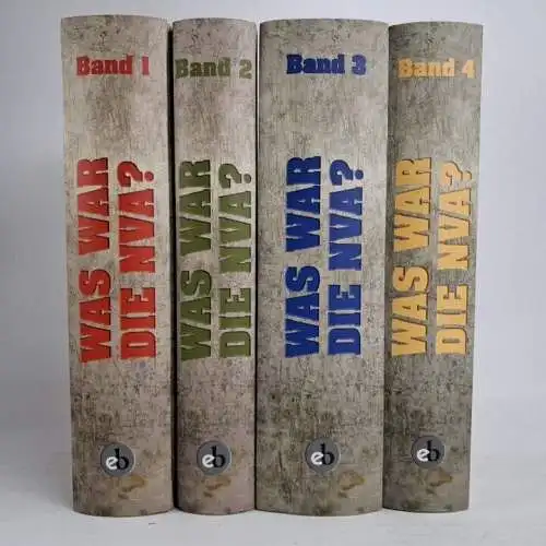 Buch: Was war die NVA? Band 1-4, Edition Berolina, 2016, 4 Bände, DDR-Geschichte