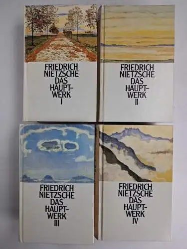 Buch: Das Hauptwerk, Nietzsche, Friedrich. 4 Bände, 1990, Nymphenburger Verlag