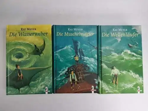 Buch: Die Wellenläufer-Trilogie, Kai Meyer, Loewe, 3 Bände, Muschel, Wass 345127