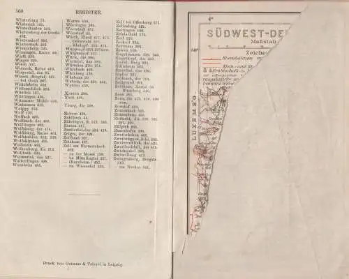 Buch: Die Rheinlande, Schwarzwald, Vogesen, Baedeker, 1909, Handbuch für Reisend