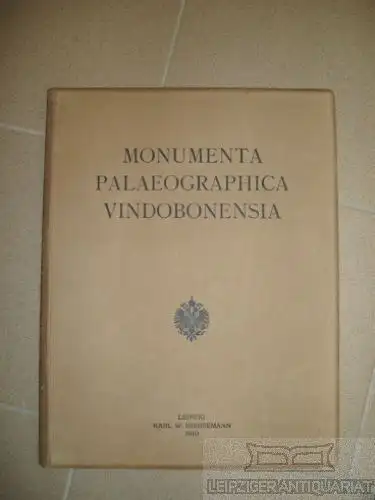 Buch: Monumenta Paleographica Vindobonensia. Lieferung 1 und 2, Beer, Rudolf