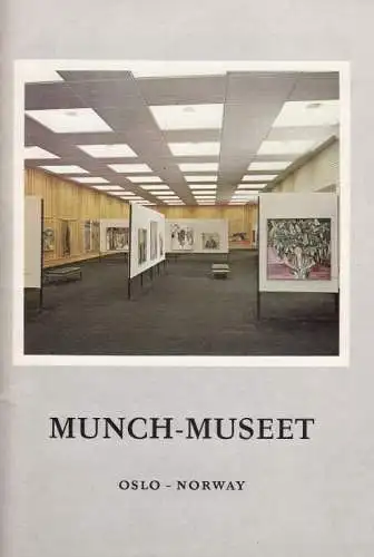 Buch: Munch-Museet i Oslo. 1966, Herstellung: Mittet & Co, gebraucht, gut