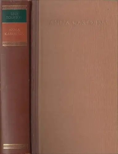 Buch: Anna Karenina, Roman, Leo N. Tolstoj, Deutsche Buch-Gemeinschaft