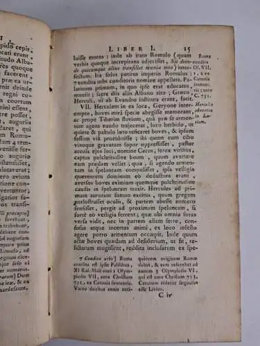 Buch: T. Livii Patavini Historiarum Ab Urbe Condita ... Titus Livius, 1768, 6 Bd