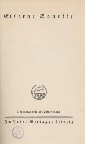 Insel-Bücherei 134,