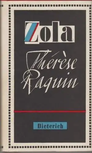 Sammlung Dieterich 247, Therese Raquin, Zola, Emile. 1972, gebraucht, gut