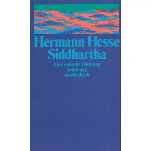 Buch: Siddhartha. Hesse, Hermann, 1998, Suhrkamp Taschenbuch Verlag