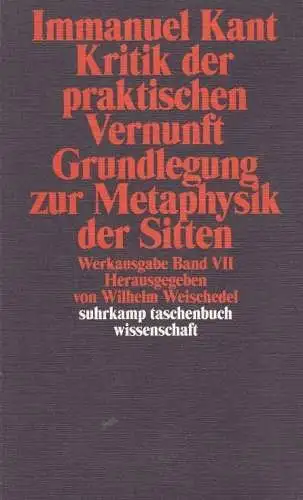 Buch: Kritik der praktischen Vernunft. Grundlegung zur Metaphysik der...  197608