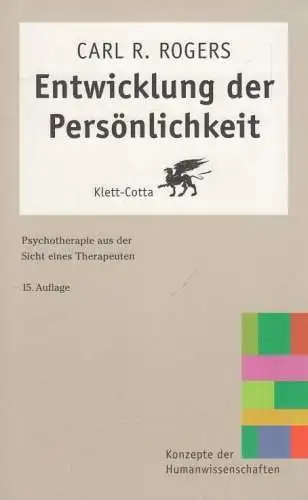 Buch: Entwicklung der Persönlichkeit, Carl R. Rogers, 2018, Verlag Klett-Cotta