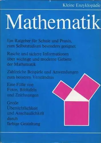 Buch: Kleine Enzyklopädie Mathematik, Gellert, 1979, Bibliographisches Institut