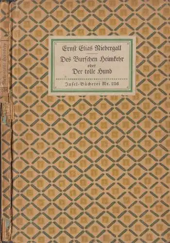 Insel-Bücherei 256: Der Burschen Heimkehr oder Der tolle Hund, Niebergall