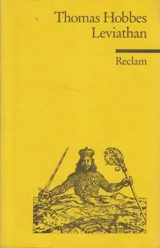 Buch: Leviathan, Hobbes, Teil 1 + 2, Thomas. Reclams Universal-Bibliothek, 2002