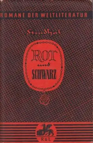 Buch: Rot und schwarz, Stendhal. 1952, Rütten & Loening, Gesammelte Werke