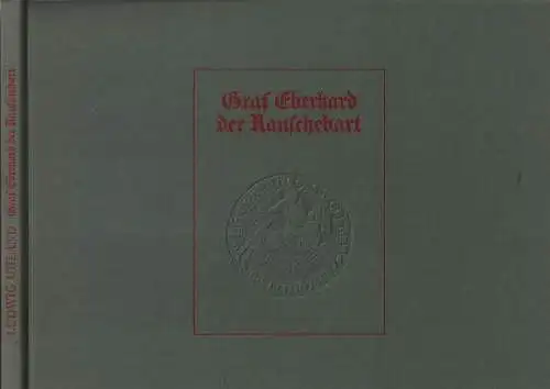 Buch: Graf Eberhard der Rauschebart, Uhland, Ludwig, 1978, Fleischhauer und Sohn