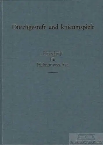 Buch: Durchgestuft und knieumspielt, Krahe, Martin. 1995, gebraucht, sehr gut