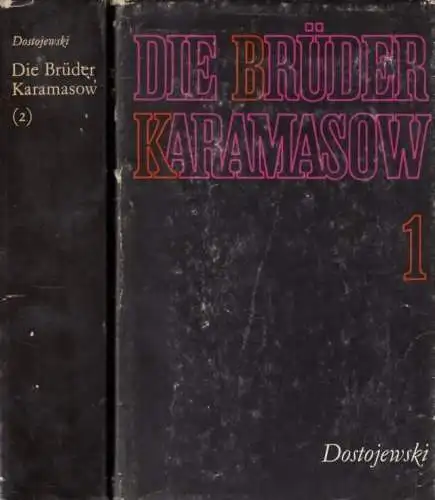 Buch: Die Brüder Karamasow, Dostojewski, Fjodor M. 2 Bände, 1973, Reclam