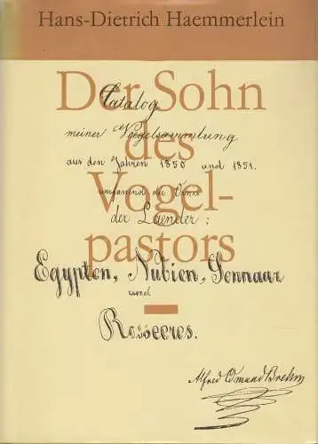 Buch: Der Sohn des Vogelpastors, Haemmerlein, Hans-Dietrich. 1985