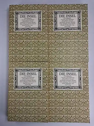 Buch: Die Insel, 1.-3. Jahrgang 1899-1901, Otto Julius Bierbaum. 13 Bände, 1981