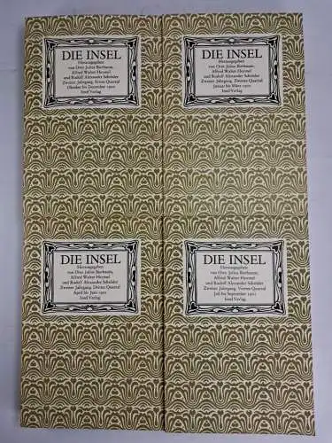 Buch: Die Insel, 1.-3. Jahrgang 1899-1901, Otto Julius Bierbaum. 13 Bände, 1981