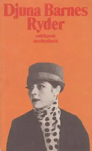 Buch: Ryder, Barnes, Djuna. 1989, Suhrkamp Verlag, gebraucht, gut