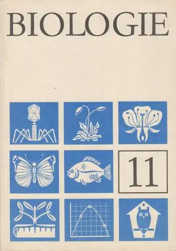 Buch: Biologie 11, Hundt, Rudolph, 1986, Volk und Wissen Verlag, gebraucht gut